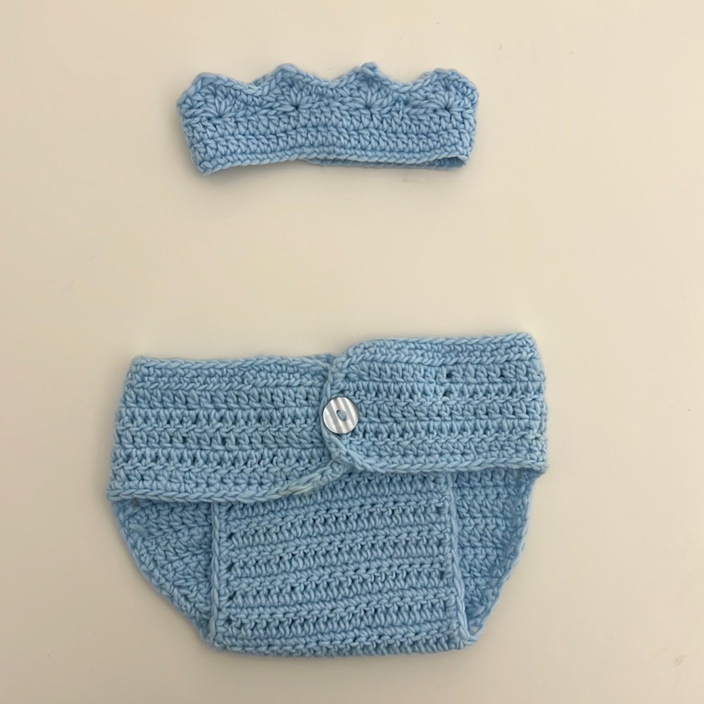 0-6 Months Baby Boy Photography Set